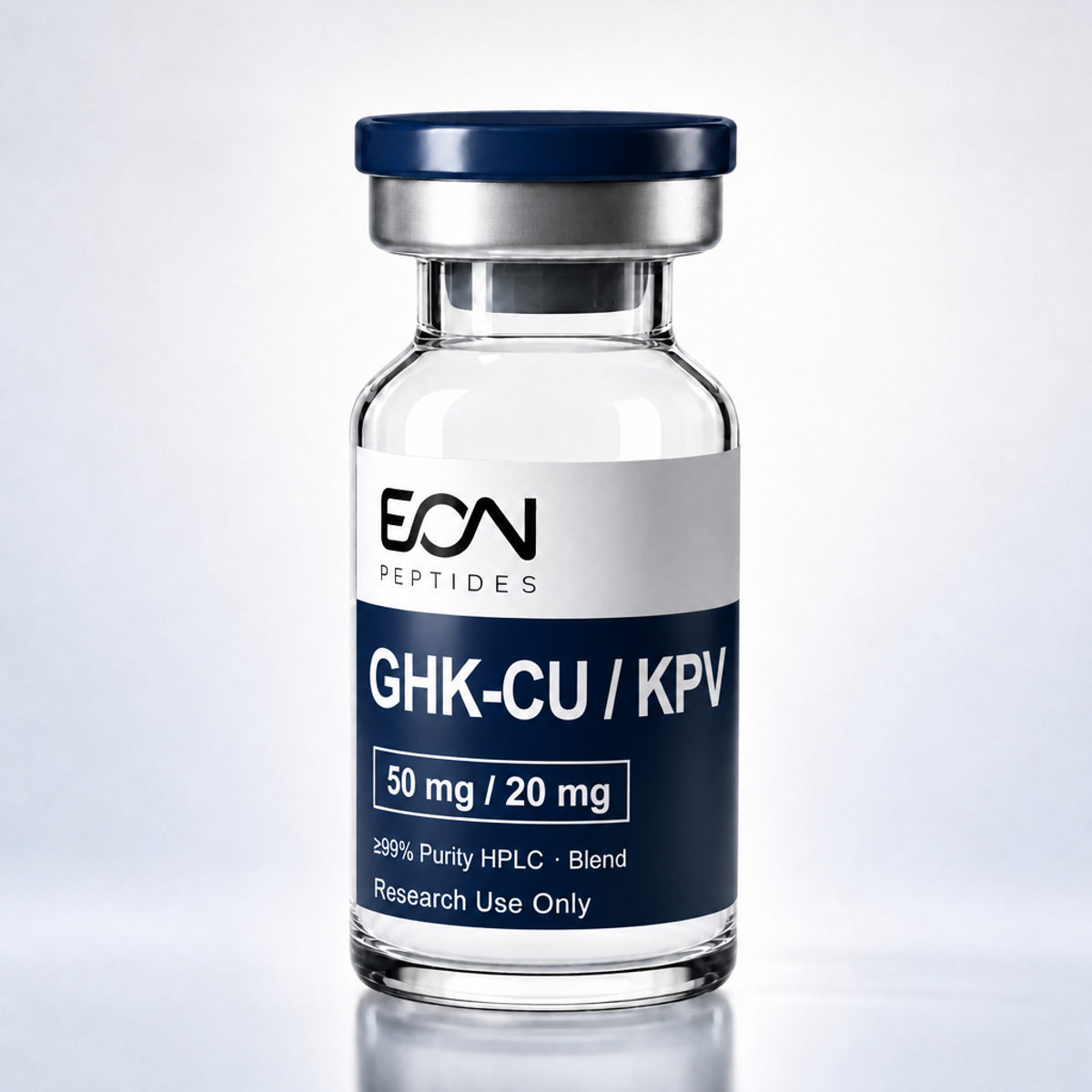 GHK-Cu / KPV vial from the Eon Peptides research catalog