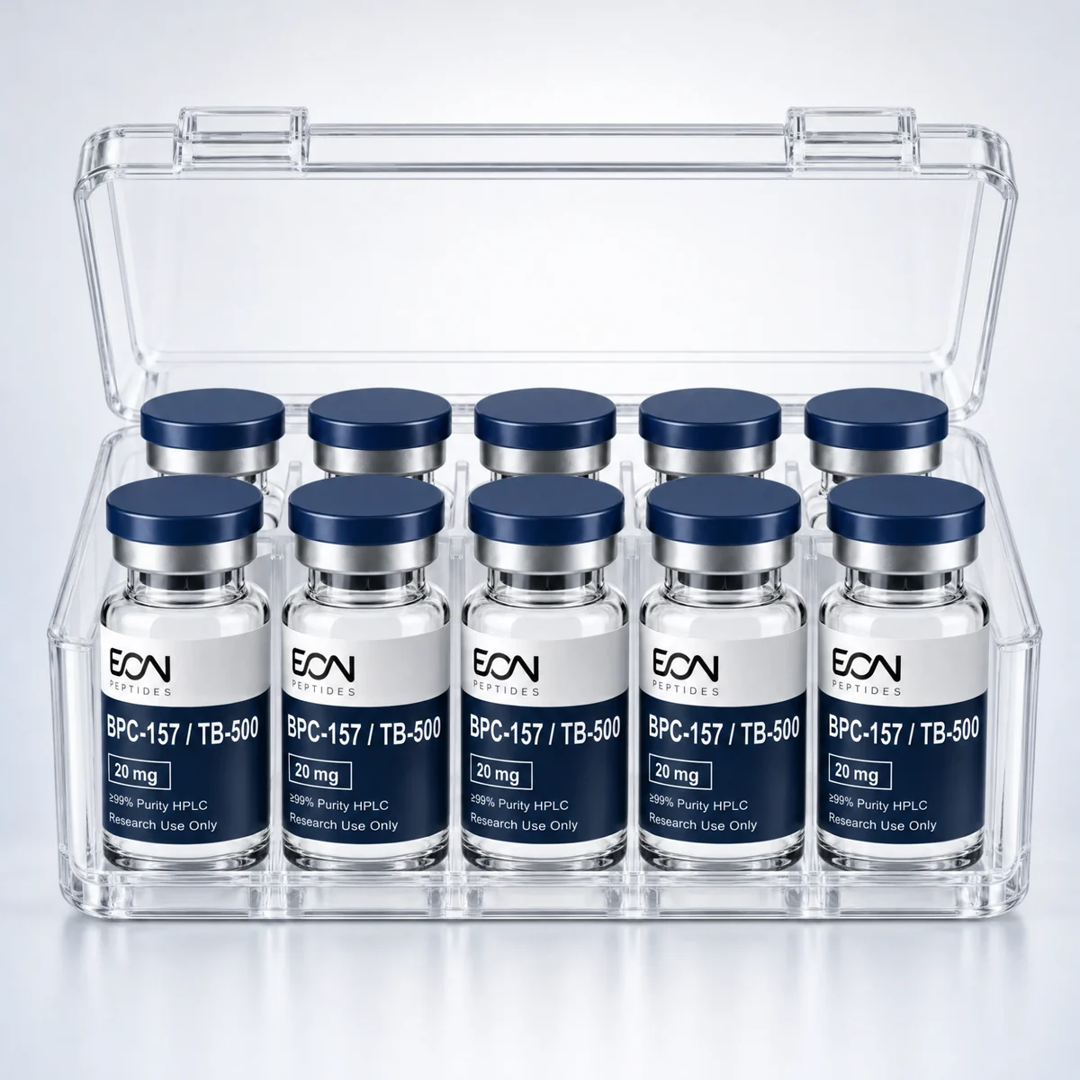 BPC-157 / TB-500 10-Pack 20mg research vial