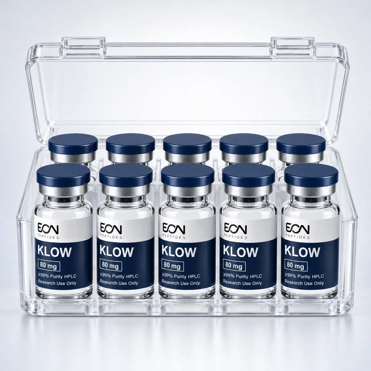 KLOW 10-Pack 80mg research vial