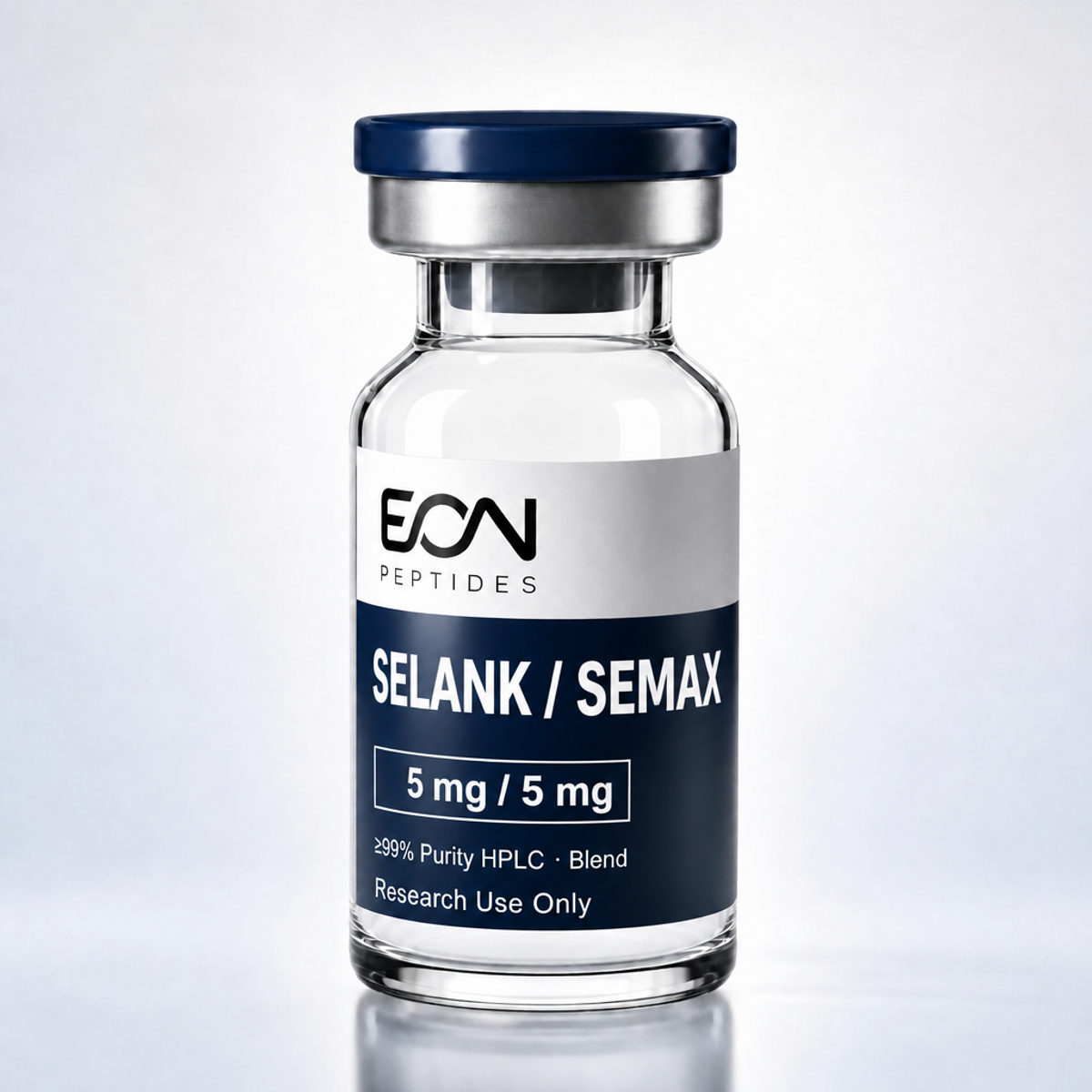 Selank / Semax vial from the Eon Peptides research catalog